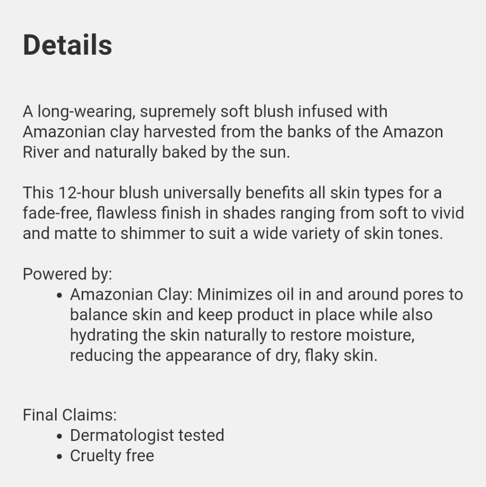 MINI TARTE AMAZONIAN 12-HOUR CLAY BLUSH. - Picture 2 of 5